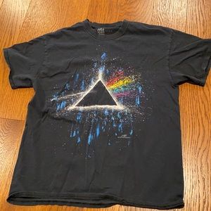 Pink Floyd rainbow prism shirt dark side